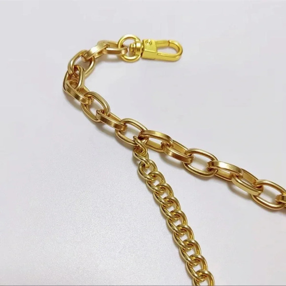 Anthropologie Mini Double Chain Charm Belt/Bag - Picture 10 of 17